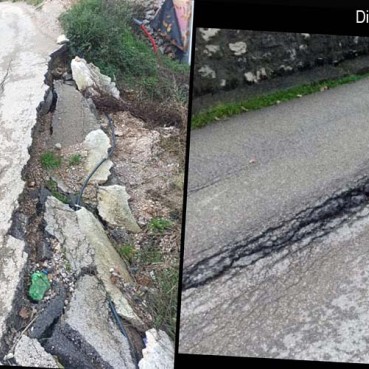 Problemi na Zubačkom putu kod naselja Podsustaš 