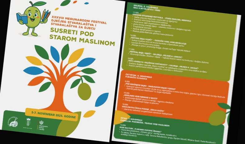 Bar od 5 do 7 novembra dom dječije mašte i stvaralaštva